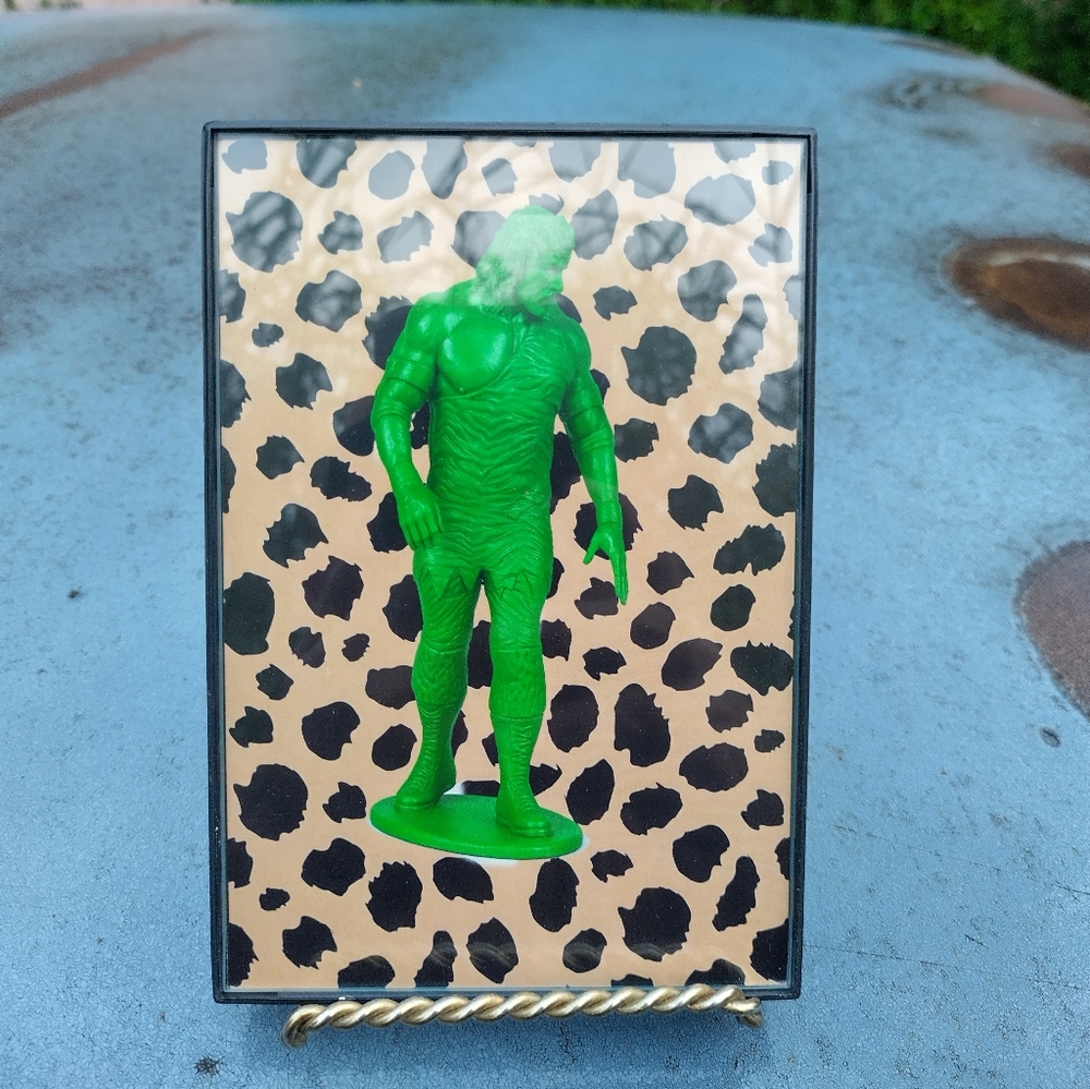 Jimmy Super Fly Snuka Retro Wrestling Plastic Army Man Framed Art Print